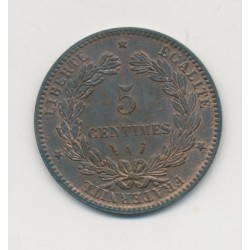 5 Centimes - 1884 A Paris - Cérès - SUP+ 2