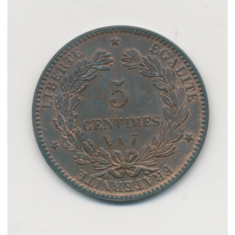 5 Centimes - 1884 A Paris - Cérès - SUP+