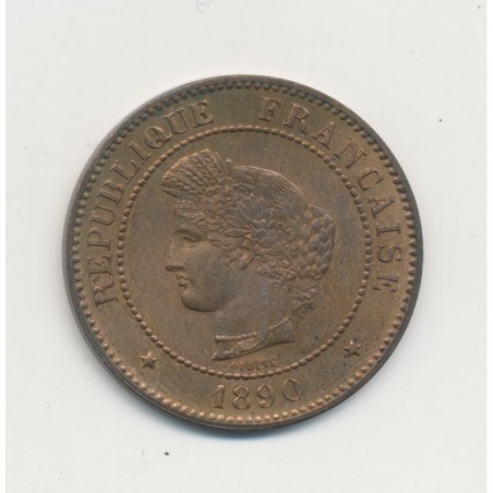 5 Centimes - 1890 A Paris - Cérès - SUP+