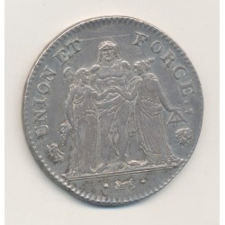 5 Francs Union et Force - AN 7 L Bayonne - TTB+ 2