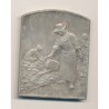 Médaille - Plaquette thème agriculture - bronze argenté - TTB