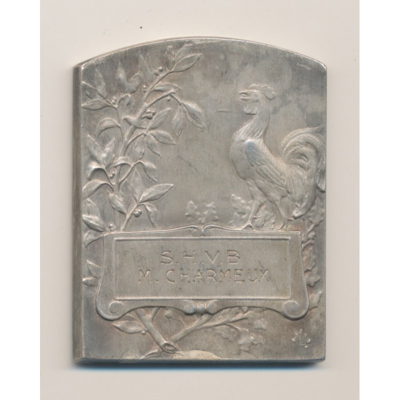 Médaille - Plaquette thème agriculture - bronze argenté - TTB
