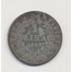Vatican - 1 Lire 1869 R - Pie IX - TB+ 2