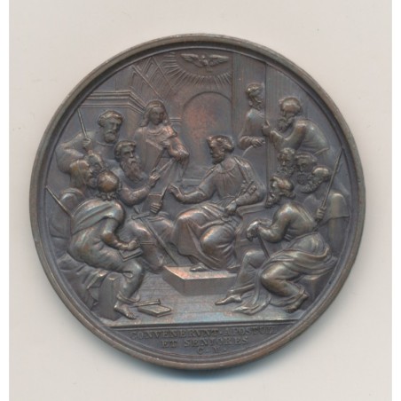 Médaille - Pius IX - apostolic et seniors - cuivre - 42mm - SUP