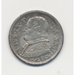 Vatican - 10 Soldi - 1868 R Rome - Pius IX - TTB+