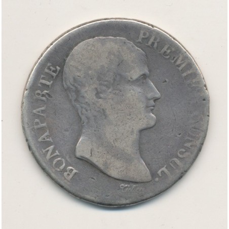 5 Francs Bonaparte 1er consul - AN 12 K Bordeaux