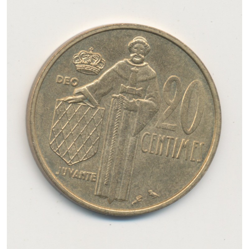 Monaco - 20 centimes 1962 - Rainier III - TTB+