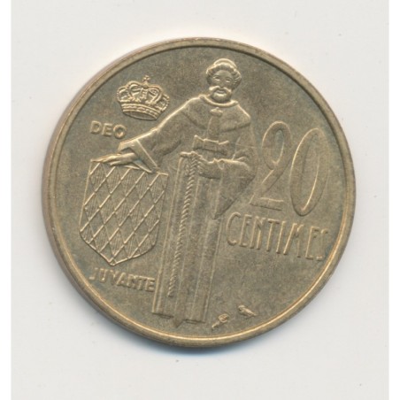Monaco - 20 centimes 1962 - Rainier III - TTB+