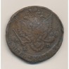 Russie - 5 Kopek 1785 EM Ekaterinburg - Catherine II - cuivre - TB+