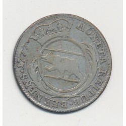 Suisse - 1/2 Batzen 1777 - Canton de Berne - billon - TB/TB+