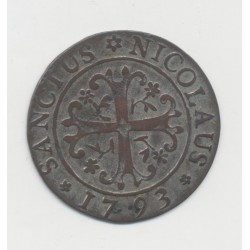 Suisse - 2 Kreuzer 1793 - Canton de Fribourg - TB+ 2