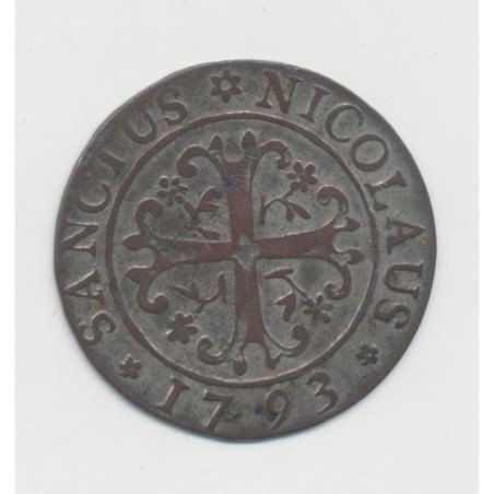 Suisse - 2 Kreuzer 1793 - Canton de Fribourg - TB+
