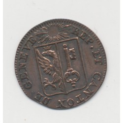 Suisse - 1 Sol 1825  - République de Genêve - TTB+ 2