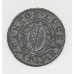 Suisse - 1batzen/10 Rappen 1806 - Canton de Lucerne - TTB