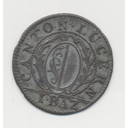 Suisse - 1batzen/10 Rappen 1806 - Canton de Lucerne - TTB