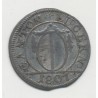 Suisse - 1batzen/10 Rappen 1807 - Canton de Lucerne - TTB