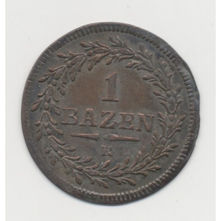 Suisse - 1 batzen 1814 R - Saint-Gall - TTB+