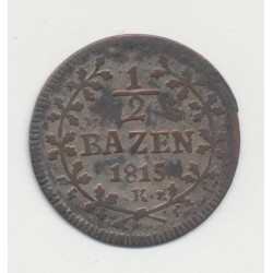 Suisse - 1/2 batzen 1815 - Saint-Gall - TB+