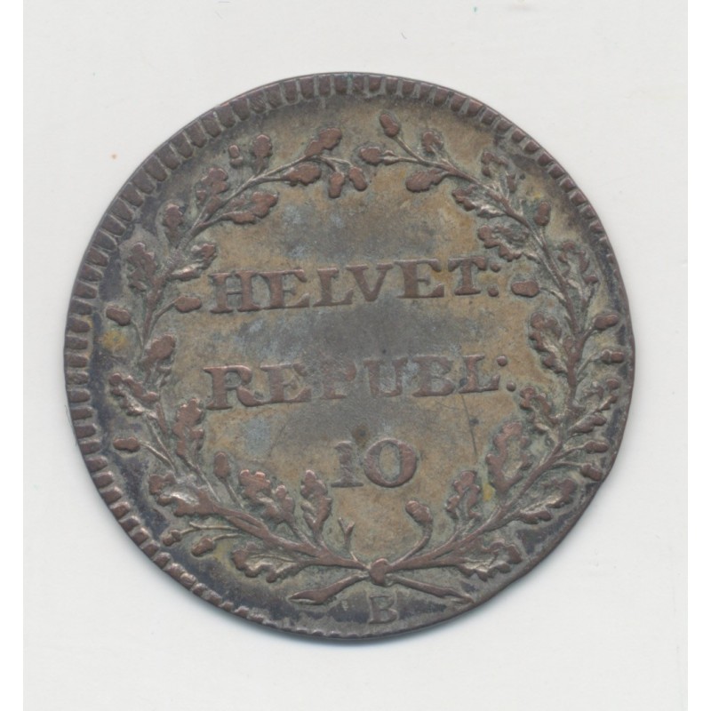 Suisse - 1 batzen 1799 - république helvétique - TB
