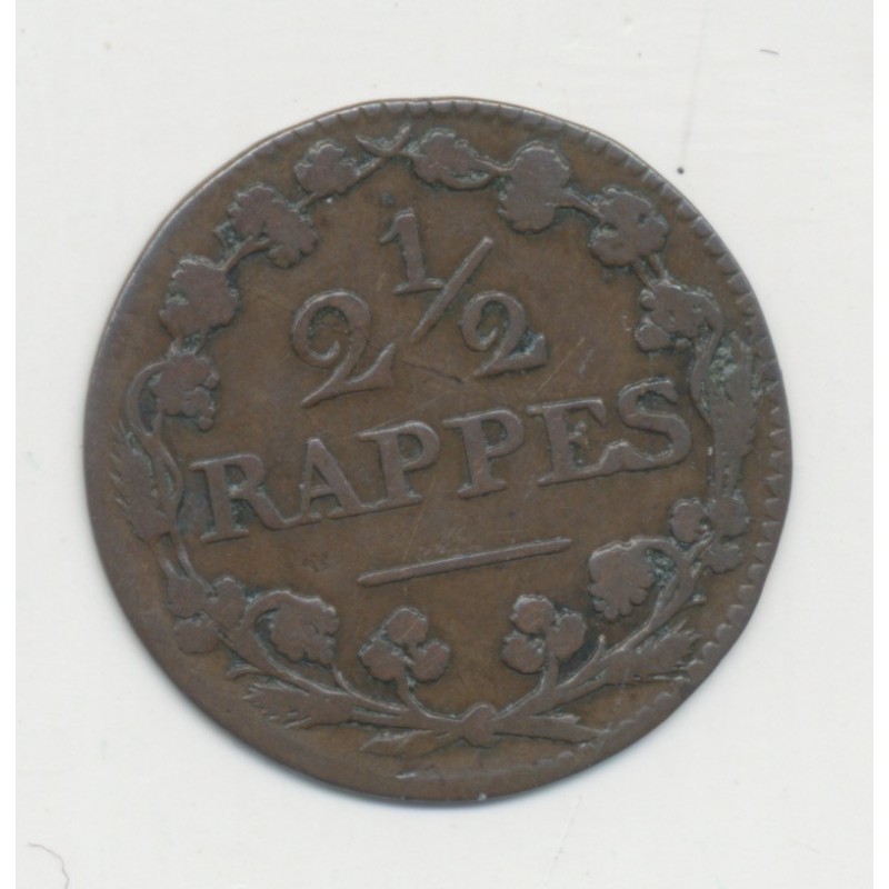 Suisse - 2 1/2 Rappen 1809 - Canton de Vaud - billon - TTB