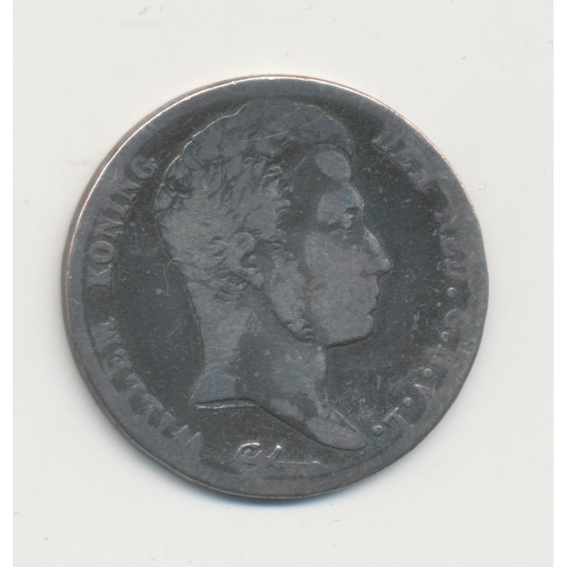 Hollande - 1/2 Gulden 1822 Utrecht - Guillaume 1er - B/TB