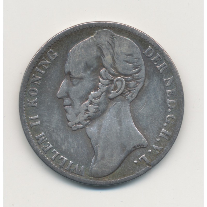 Hollande - 1 Gulden 1849 - Guillaume II - TB+