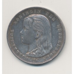 Hollande - 1 Gulden 1892 Utrecht - Wilhelmina - TTB+