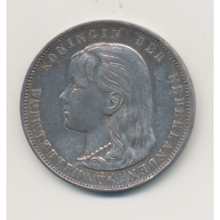 Hollande - 1 Gulden 1892 Utrecht - Wilhelmina - TTB+