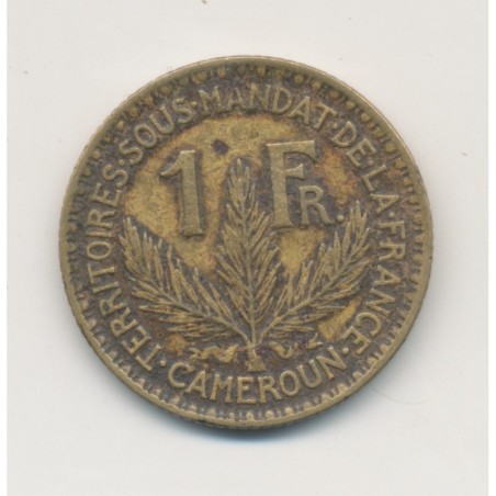 Cameroun - 1 Franc 1926 - bronze-alu - TTB
