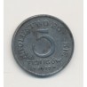 Pologne - 5 Fenigow 1917 - administration Allemande - fer - TTB+