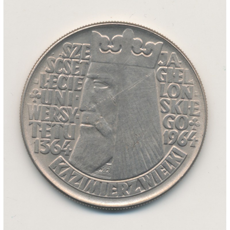 Pologne - 10 Zloty 1964 - Kazimierz Wielki - TTB+