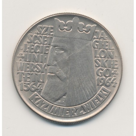 Pologne - 10 Zloty 1964 - Kazimierz Wielki - TTB+
