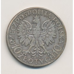 Pologne - 10 Zloty 1932 - Reine Jadwiga - TTB 2