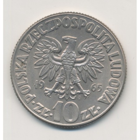 Pologne - 10 Zloty 1965 - TTB+
