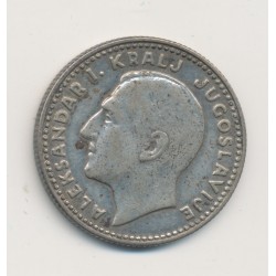 Yougoslavie - 10 Dinars 1931 - Alexandre 1er - Londres - argent - TTB