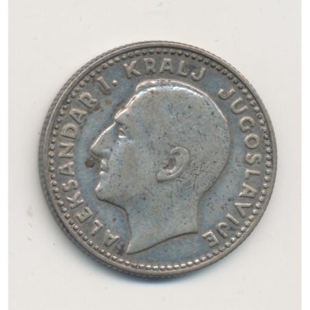 Yougoslavie - 10 Dinars 1931 - Alexandre 1er - Londres - argent - TTB