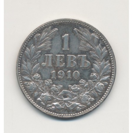 Bulgarie - 1 Leva 1910 - Ferdinand I - argent - TB/TTB