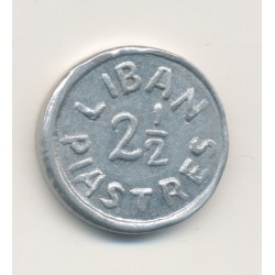 Liban - 2 1/2 Piastres - ND - alu - SUP 