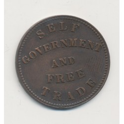Canada - 1/2 Penny 1855 - Prince Edouard Island - cuivre - TTB+ 2