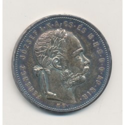 Hongrie - 1 Florin 1881 Vienne - argent - SUP
