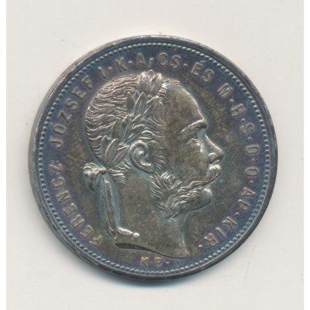 Hongrie - 1 Florin 1881 Vienne - argent - SUP