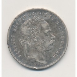Hongrie - 1 Florin 1879 Vienne - argent - TTB+