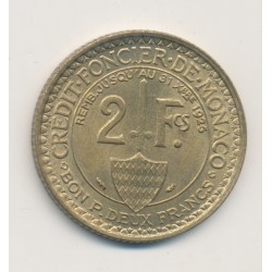 Monaco - 2 Francs 1924 Poissy - Louis II - SUP