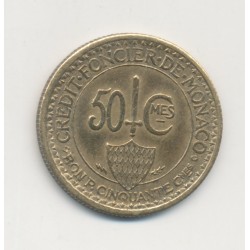 Monaco - 50 Centimes 1924 Poissy - Louis II - TTB+ 2