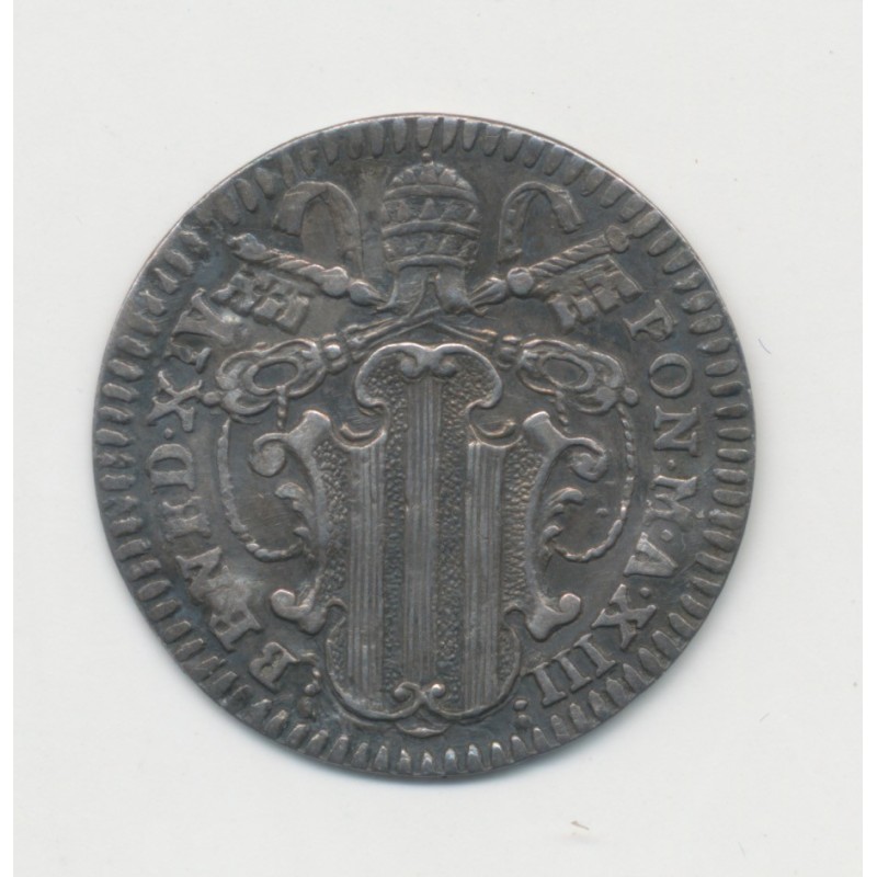 Vatican - Grosso - Benoit XIV - argent - TTB
