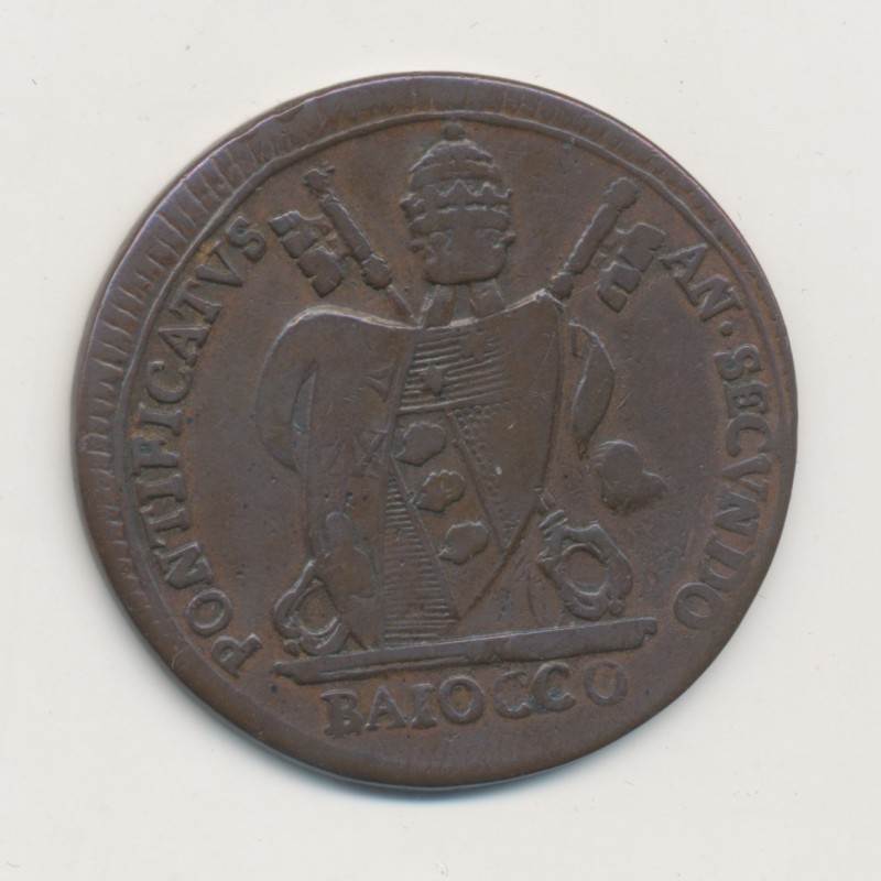 Vatican - 1 Baiocco 1802 Rome - Pie VII - TB