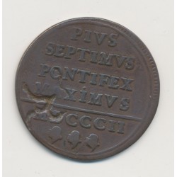 Vatican - 1 Baiocco 1802 Rome - Pie VII - TB 2