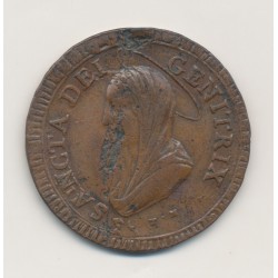 Vatican - 5 Baiocchi 1797 Rome - Pie VI - Jean ange braschi - TB+/TTB
