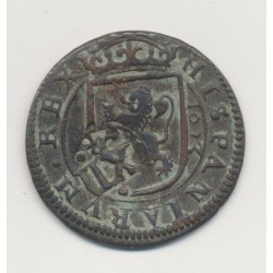 Espagne - 12 maravédis sur 8 maravédis - Philippe IV - 1613 - TTB+