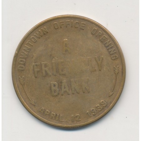 Etats-Unis - Jeton vintage - Wabeek state bank - 1939 - laiton - TB 